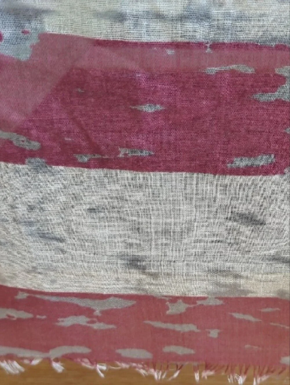 Distressed American Flag Tapestry - Red, White & Blue